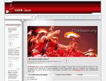 Tablet Screenshot of clickjapan.org